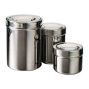 Dukal Corporation Dukal Tech-Med Dressing Jars  Dressing Jar, ½ Qt, Stainless Steel