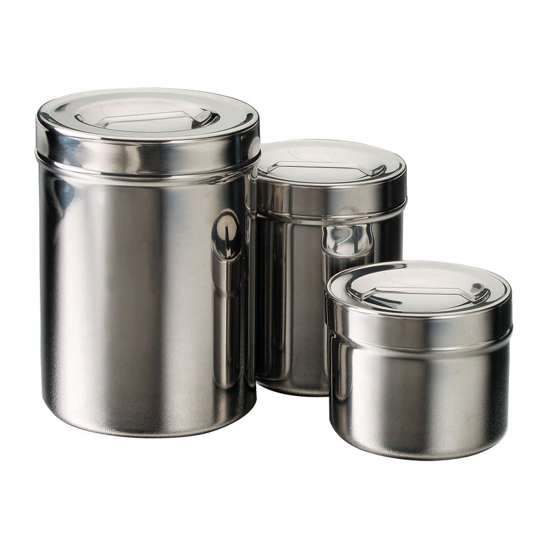 Dukal Corporation Dukal Tech-Med Dressing Jars  Dressing Jar, ½ Qt, Stainless Steel