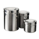 Dukal Corporation Dukal Tech-Med Dressing Jars  Dressing Jar, 2.25 Qt, Stainless Steel