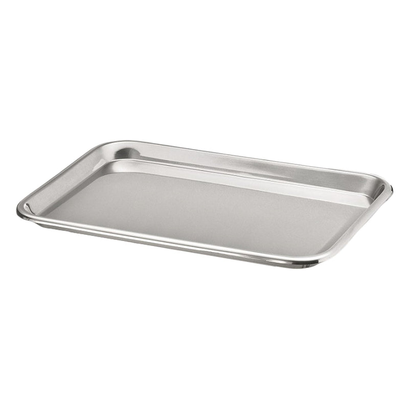 Dukal Corporation Dukal Tech-Med Instrument Trays  Flat Instrument Tray, 13 5/8" x 9¾" x 5/8", Stainl