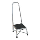 Dukal Corporation Dukal Tech-Med Footstools  Footstool w/ Hand Rail, Bariatric, Chrome, 11" x 1