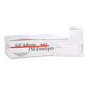 Dukal Corporation Dukal Tech-Med Pill Envelope  Envelope, 3½" x 2¼", Self Adhesive, 500/bx