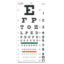 Dukal Corporation Dukal Tech-Med Eye Charts  Snellen Eye Test Chart, 20 ft, Non-Reflective Matt