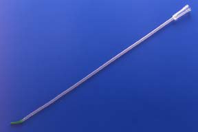 Urethral Catheter Rüsch Tiemann Tip Silicone Coated PVC 22 Fr. 16 Inch Length 