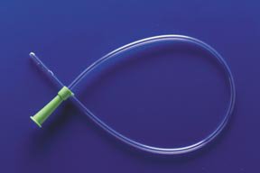 Urethral Catheter Easy Cath Straight Tip Uncoated PVC 12 Fr. 16 Inch Length 