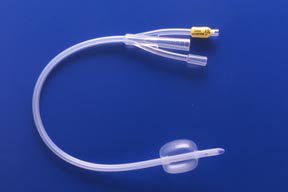 Foley Catheter Rusch 3-Way Standard Tip 30 cc Balloon 22 Fr. Silicone 