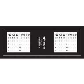Vision Screening Slide Titmus 20 Foot Distance Acuity Test