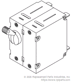 RPI TUB023 Circuit Breaker (15A) 
