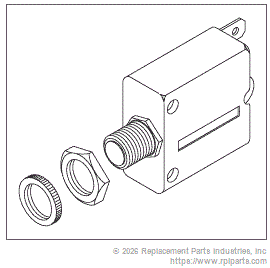 RPI TUB047 Circuit Breaker (15A)