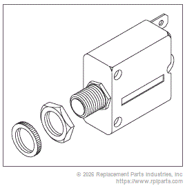 RPI TUB048 Circuit Breaker (7A) 