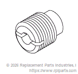 RPI TUB064 Door Bellows Housing Bolt 