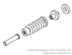 RPI TUK030 Door Bellows Assembly Kit