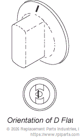 RPI TUK049 Knob (For Timer And Multi-Purpose Valve)