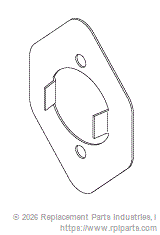 RPI TUP062 Thermostat Stop Plate