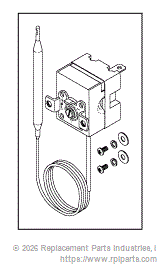 RPI TUT039 Safety Thermostat (Automatic Reset) 