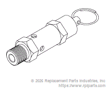 RPI TUV011 Safety Valve (37 Psi)