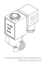 RPI TUV085 Solenoid Valve (6Mm) 