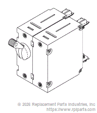 RPI VPB168 Circuit Breaker (15A)