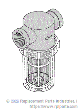 RPI VPC069 Solids Collector (3/4")