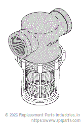 RPI VPC071 Solids Collector (1-1/4") 