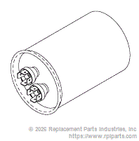 RPI VPC154 Capacitor (50Μf, 480Vac)