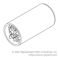 RPI VPC158 Capacitor (250-300Μf, 110Vac)