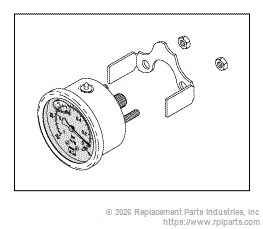 RPI VPG046 Vacuum Gauge (Liquid Filled)