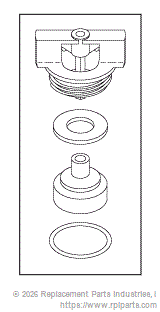 RPI VPK008 Anti-Syphon Valve Repair Kit