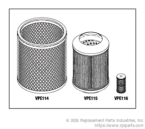 RPI VPK113 Pm Filter Kit 