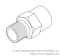 RPI VPR009 Flow Regulator (0.5 Gpm) 