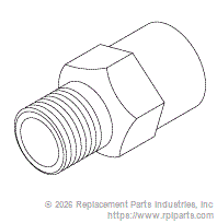 RPI VPR010 Flow Regulator (1 Gpm)
