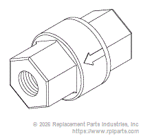 RPI VPR033 Flow Regulator (.73 Gpm) 