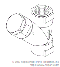 RPI VPS011 Strainer (Water-1/4") 