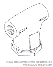 RPI VPS013 Strainer (Water-1/4") 