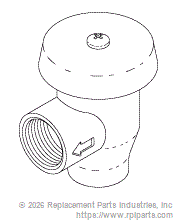 RPI VPV007 Anti-Syphon Valve (3/8")