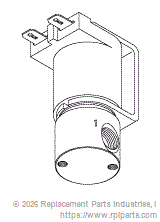 RPI VPV015 Solenoid Valve Assembly