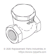 RPI VPV055 Check Valve (3/8") 