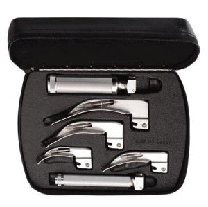 SET LARYNGOSCOPE 2.5V STDSS BLADES HANDLES