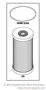 RPI WCE010 Filter Element (5 Micron)