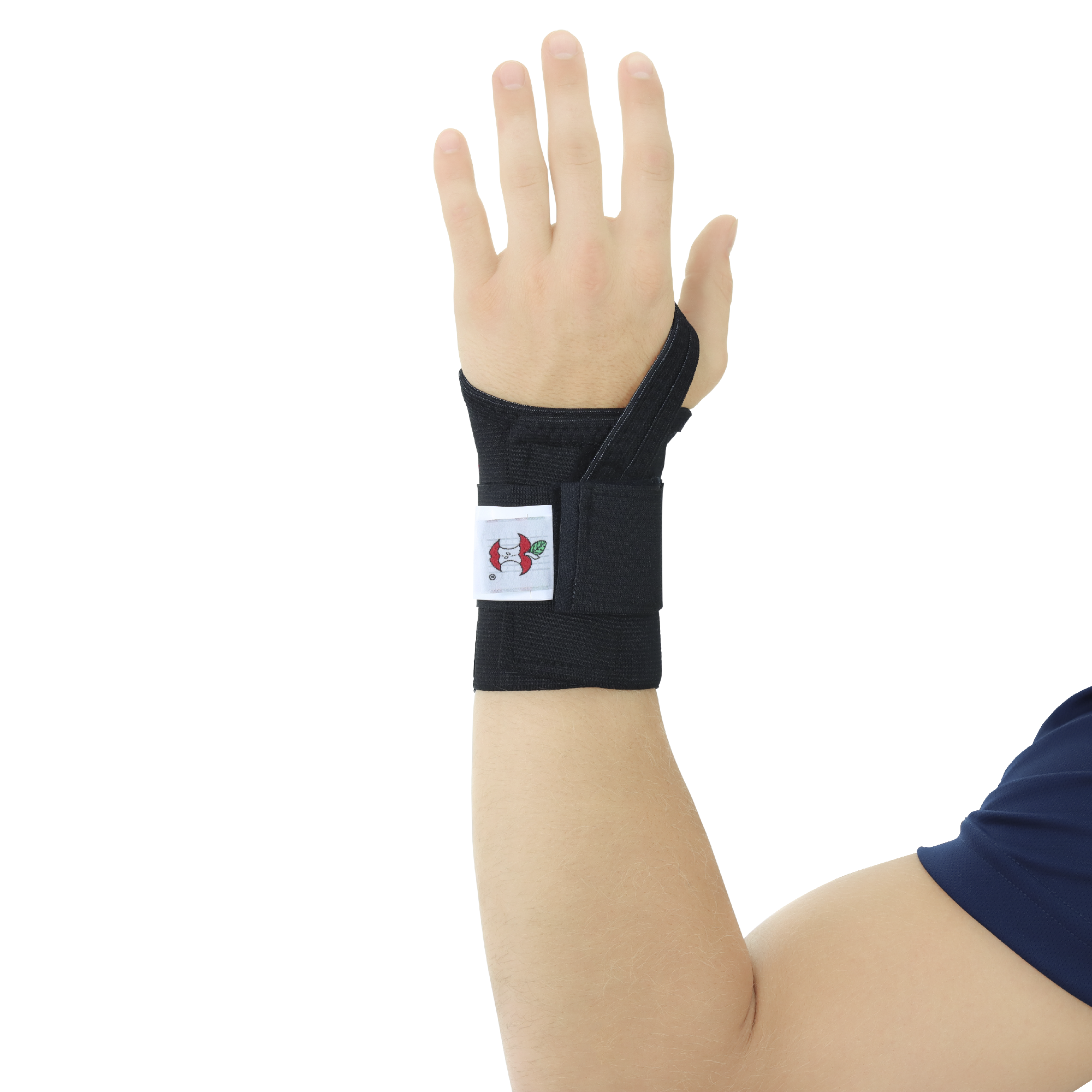 BRACE REFLEX WRIST BLK RT SM1/EA