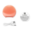 LUNA 4 go Portable Facial Cleansing Device, Peach 