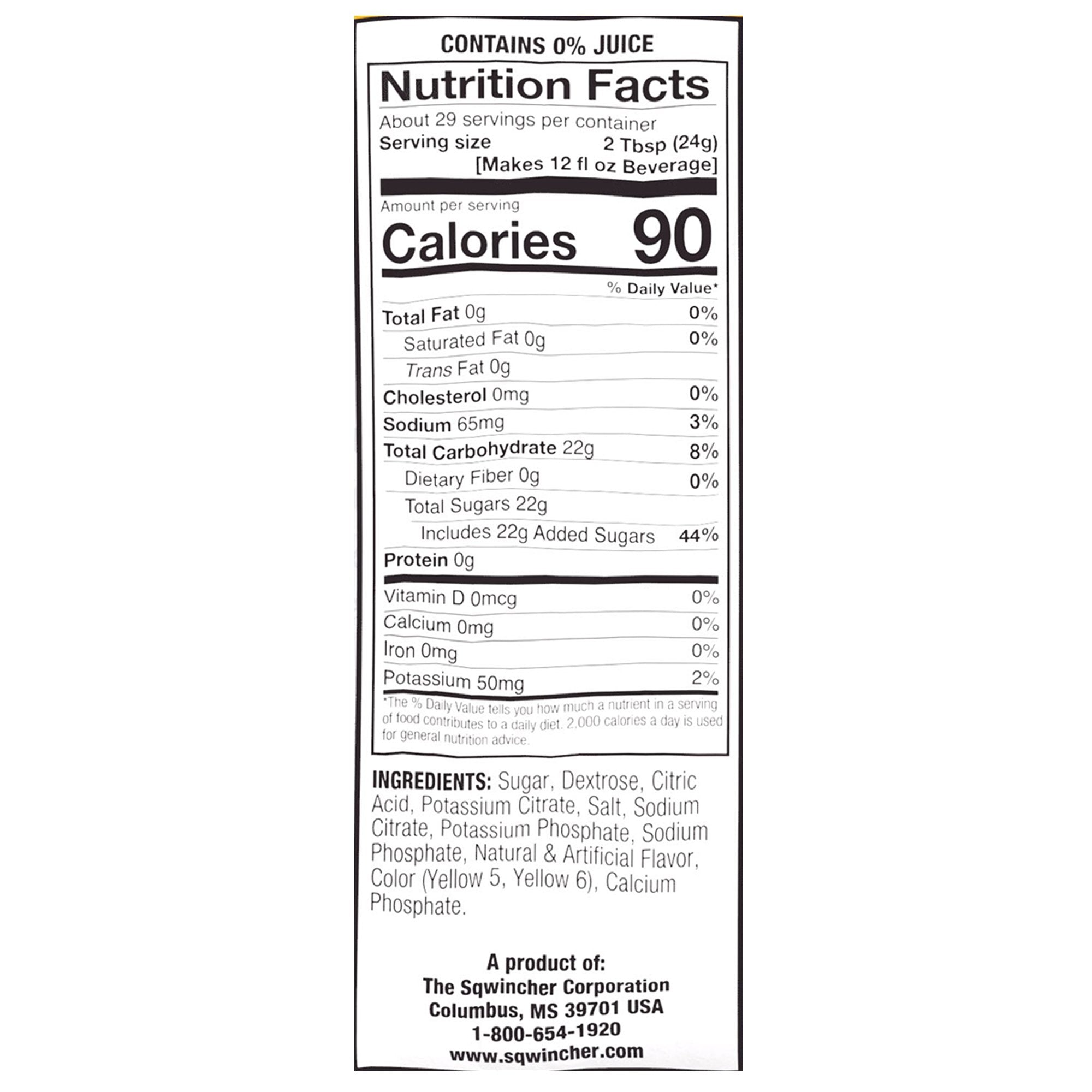 Kent Precision Foods Sqwincher Powder Pack Orange Electrolyte Replenishment Drink Mix (32/CS) 