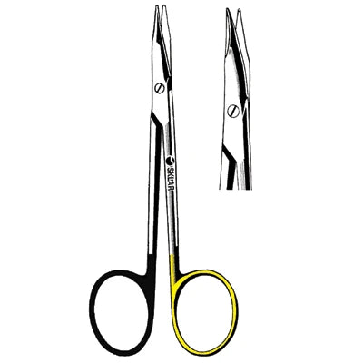Sklar Edge Sklarhone Super-Cut TC Stevens Tenotomy Scissors - 4-1/2", Curved, Sharp/Sharp, 1 Razor Edge, 1 Micro-Serrated Edge - 16-3541