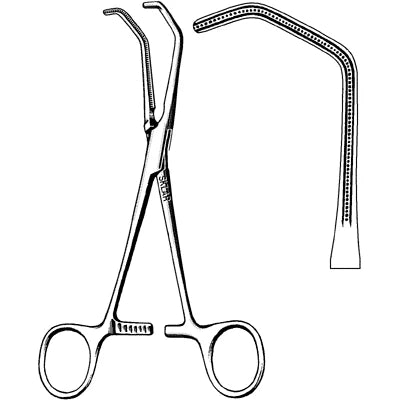 Sklar DeBakey-Beck Clamp (CensiTrac Marked) - Pediatric 6-1/2" - 52-6745c 