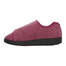 Silverts Adaptive LLC Silverts Women's Double Extra Wide Easy Closure Slippers, Dusty Rose, Size 10 