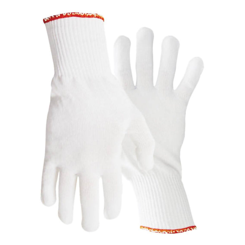 Cut Resistant Glove Liner M321 Scepter Full-Finger Polyester / Stainless Steel White Medium (Box of 10 Pairs)