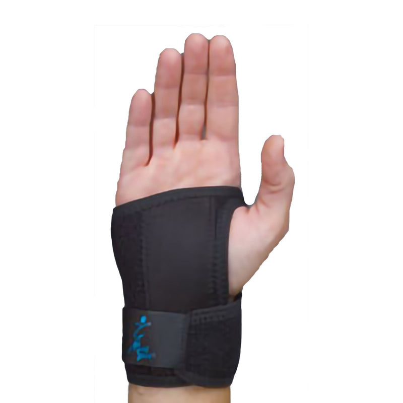 Medical Specialties Wrist Splint GelFlex Contoured Polymer Gel / Mineral Oil Right Hand Black Medium 