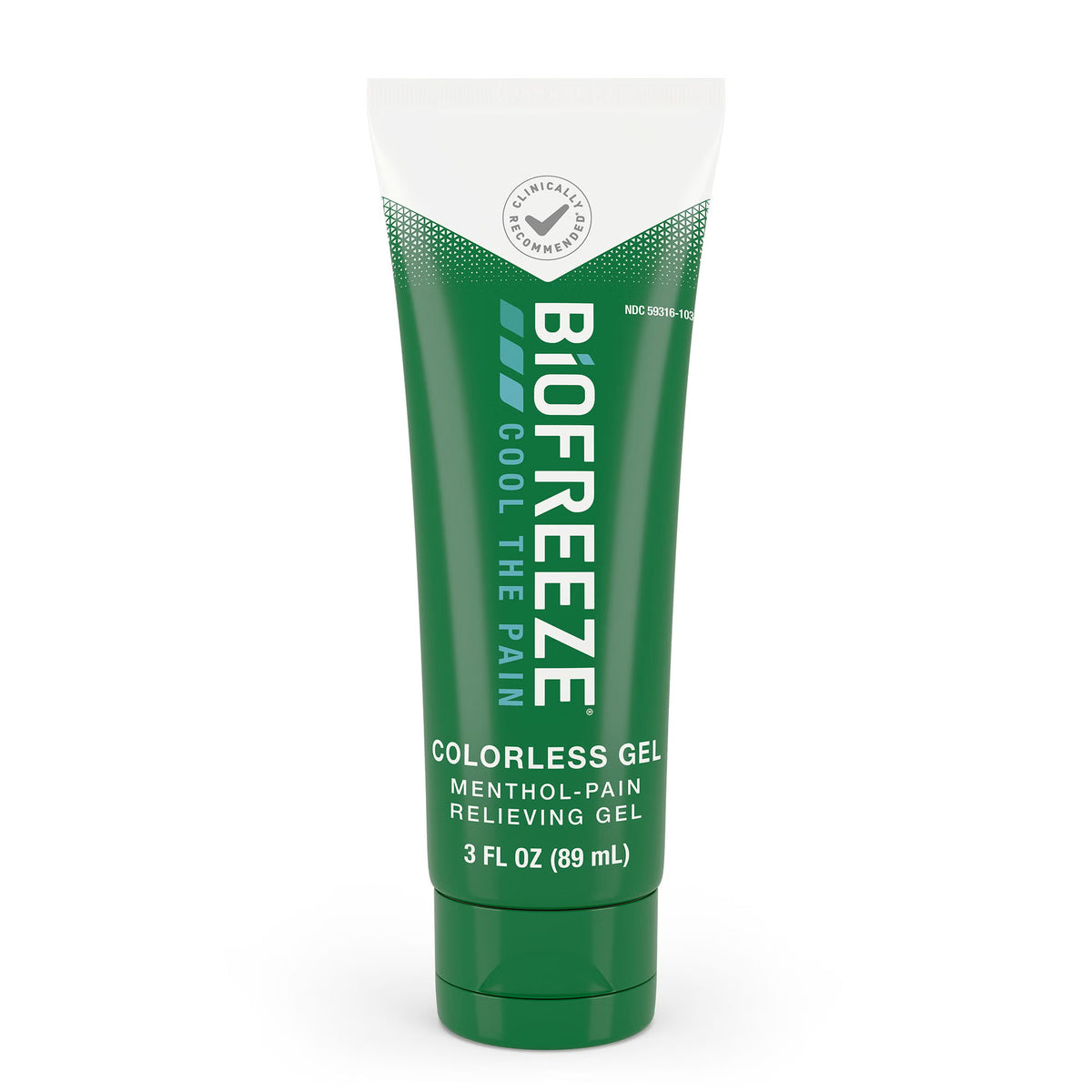 Biofreeze Menthol Pain Relieving Colorless Gel (Case of 24)