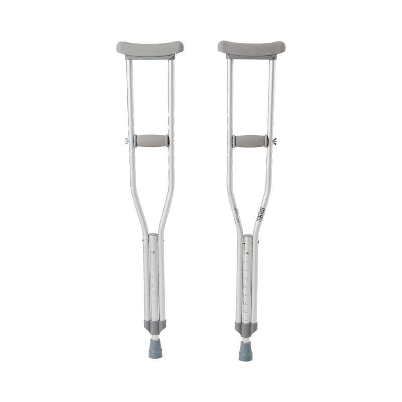 McKesson Underarm Crutches for Children 4'6" – 5'2" (Case of 8 Pairs)