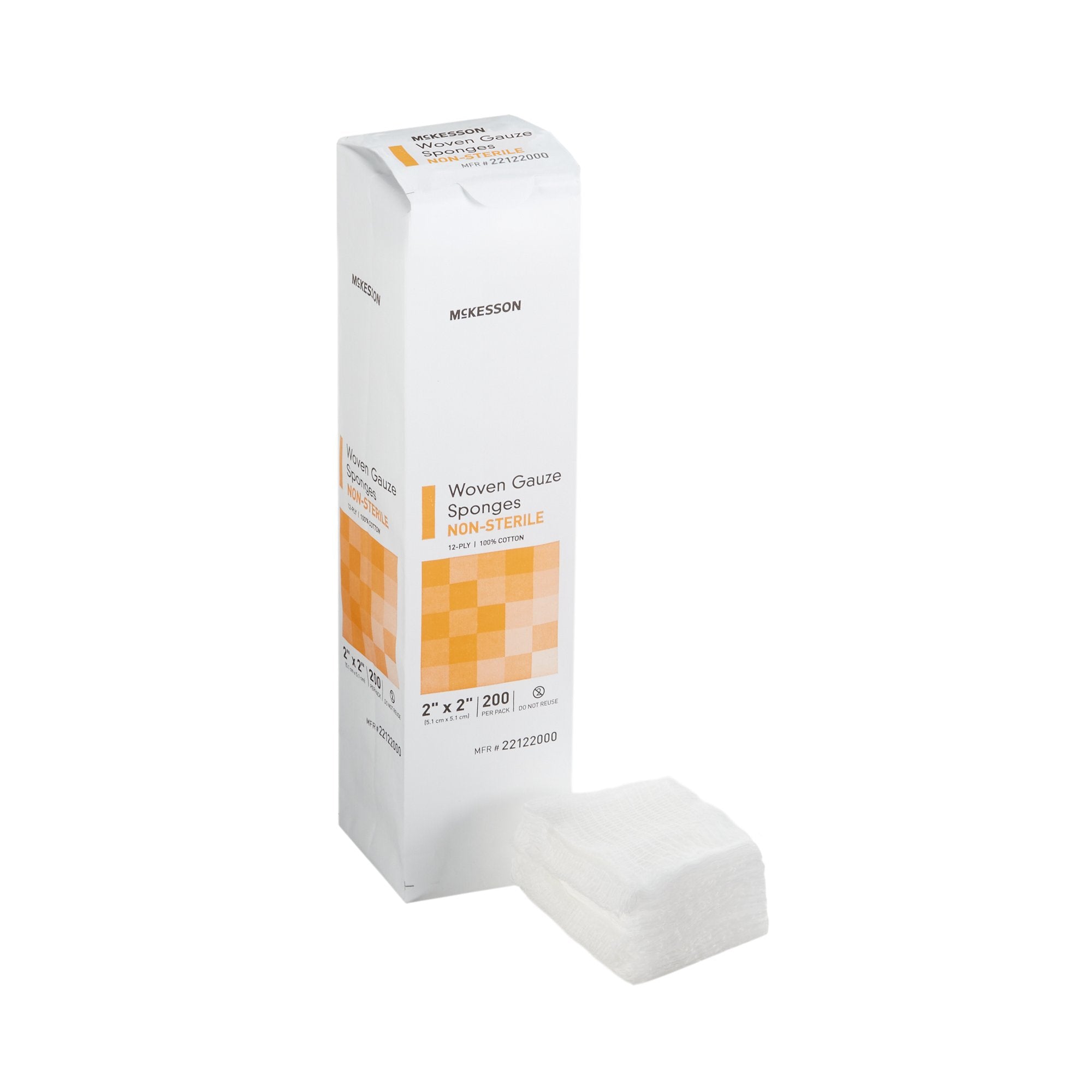 McKesson Brand McKesson Gauze Sponge, 2 x 2 Inch, 12-Ply (8000/CS) 